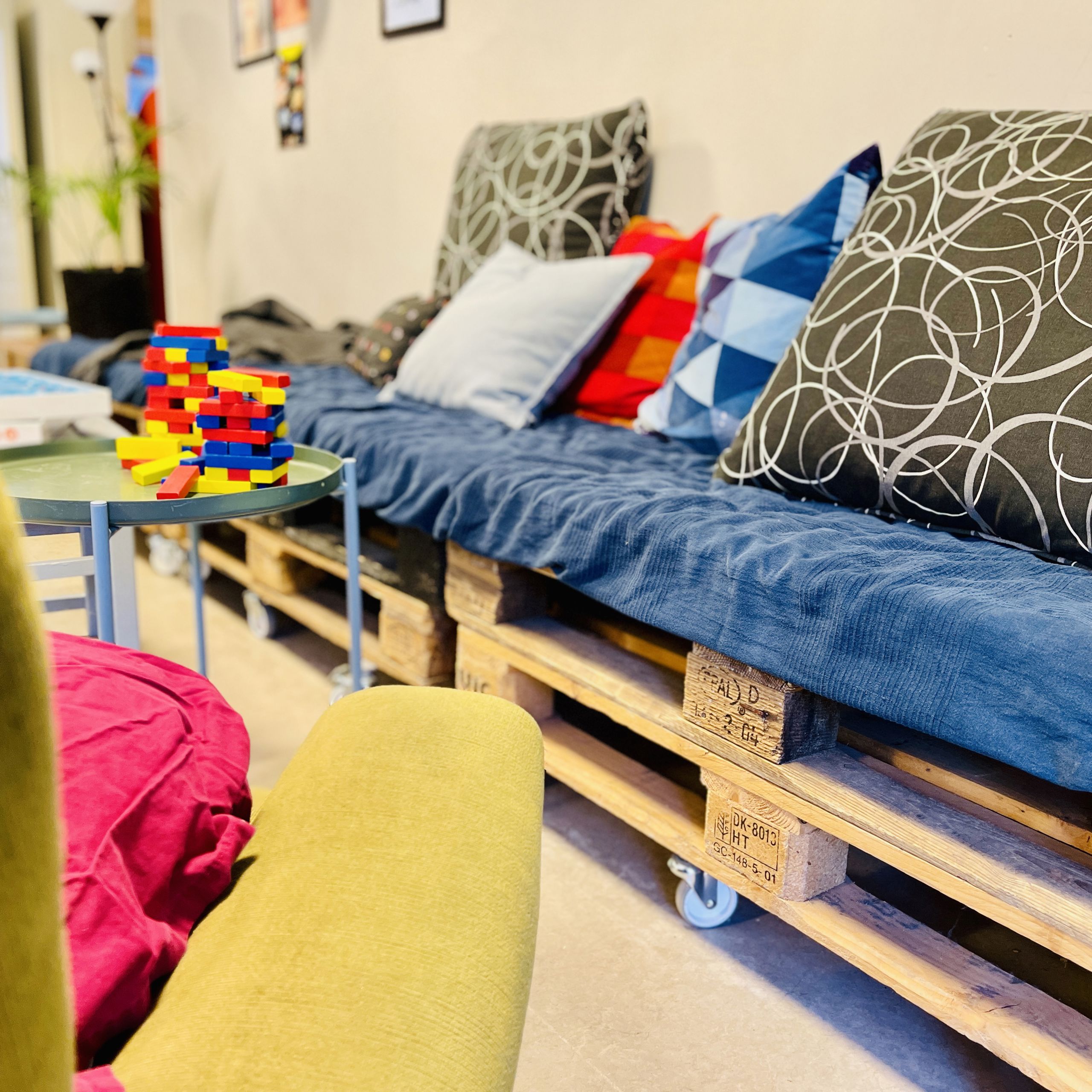 sofa lavet af paller