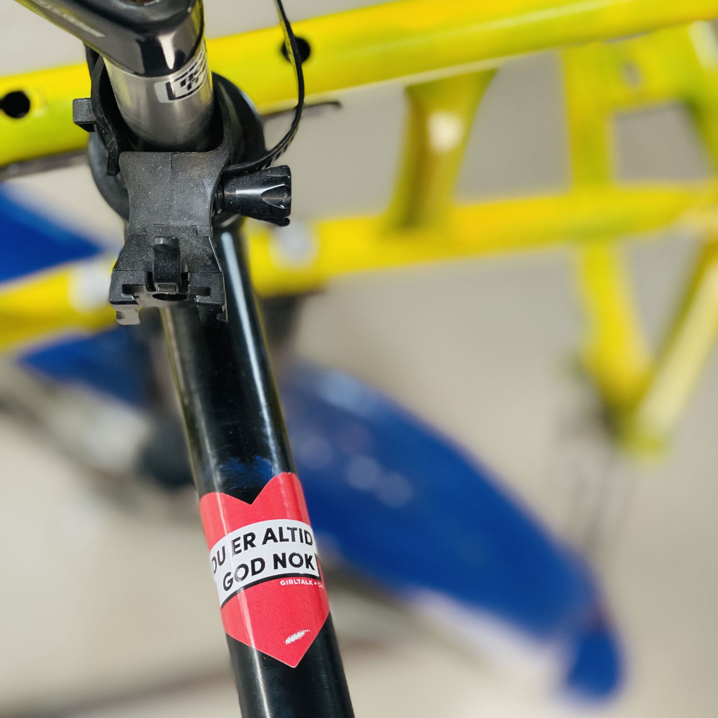 close up af cykelstel