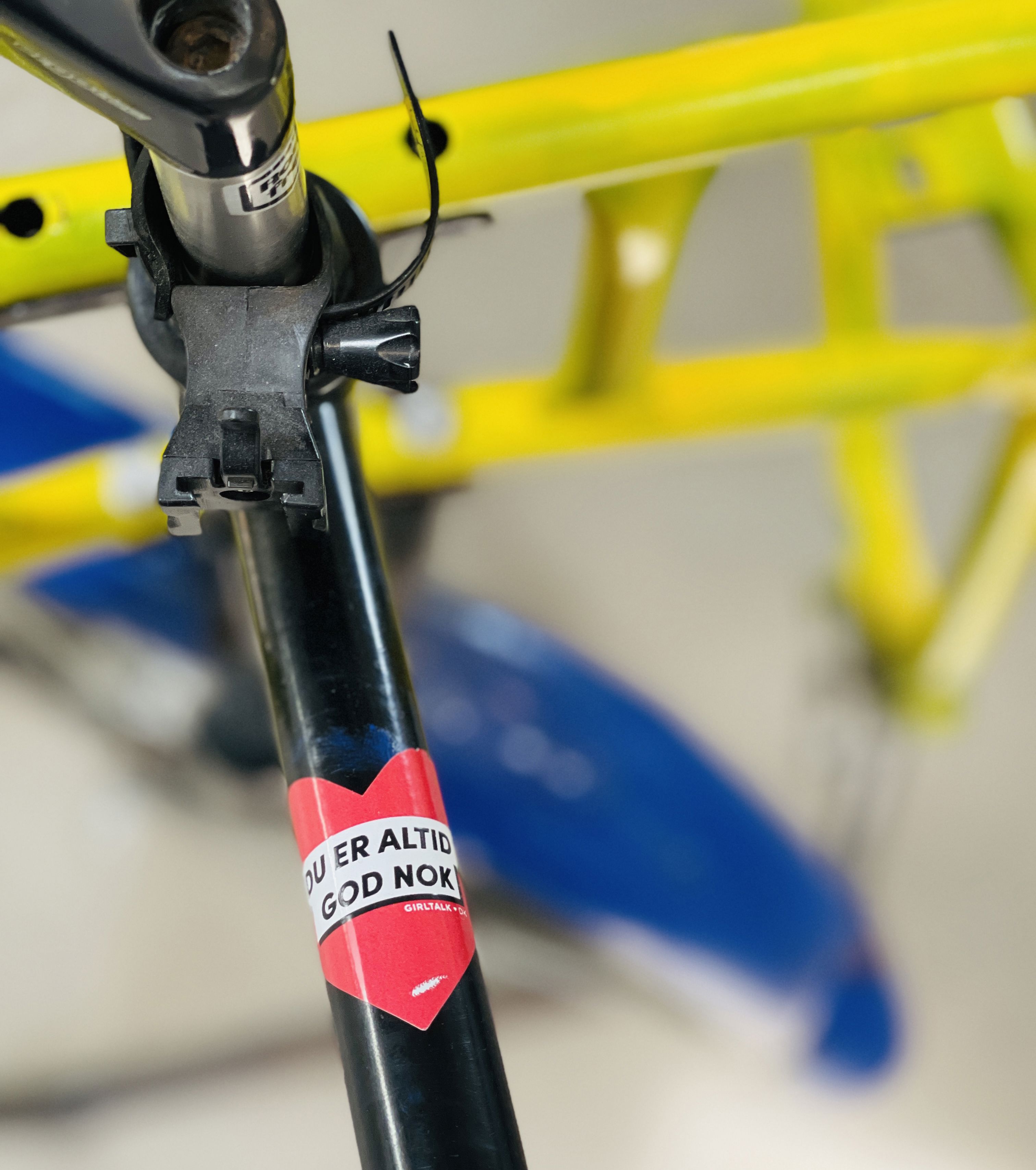close up af cykelstel