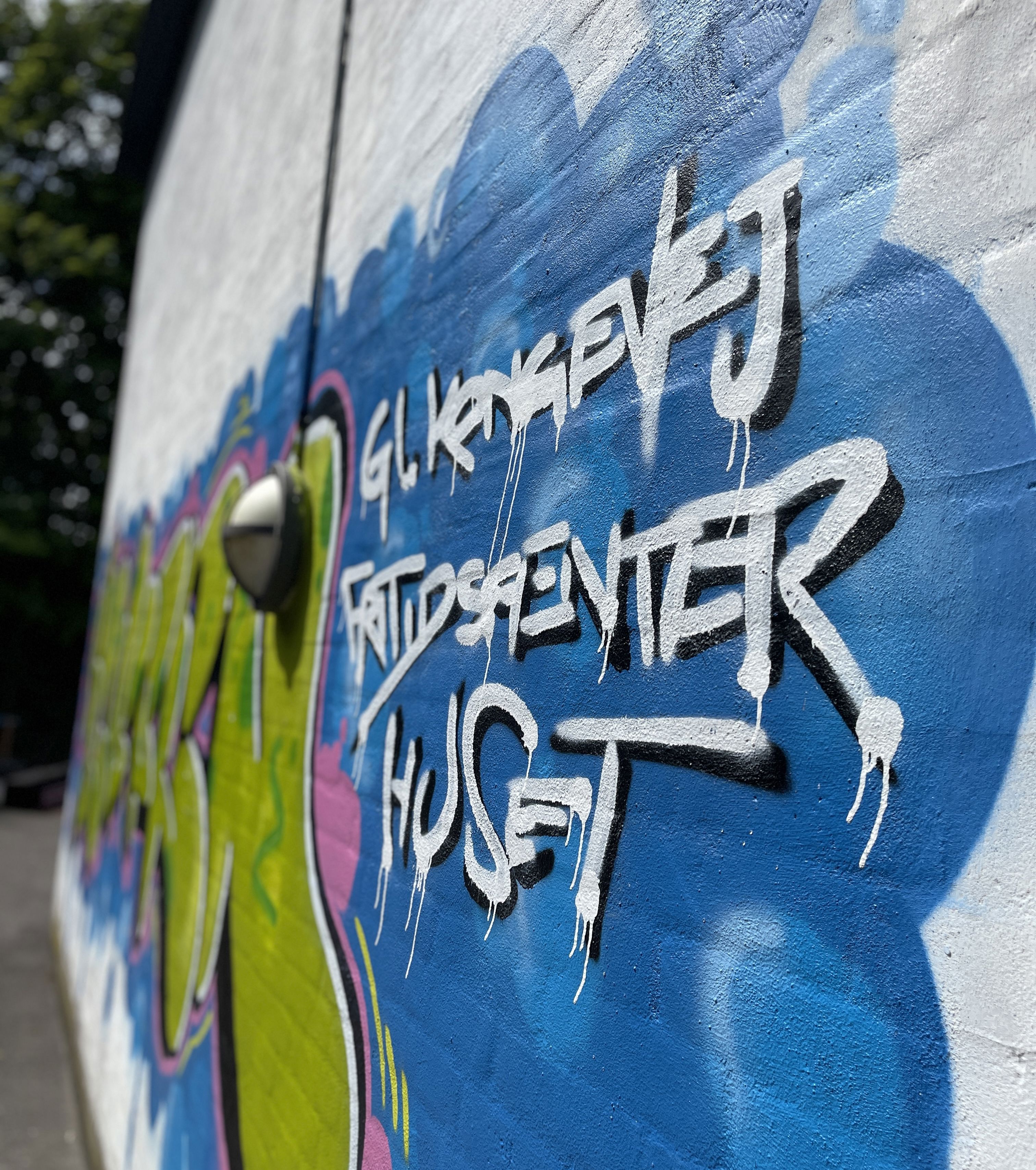 tegninger på mur