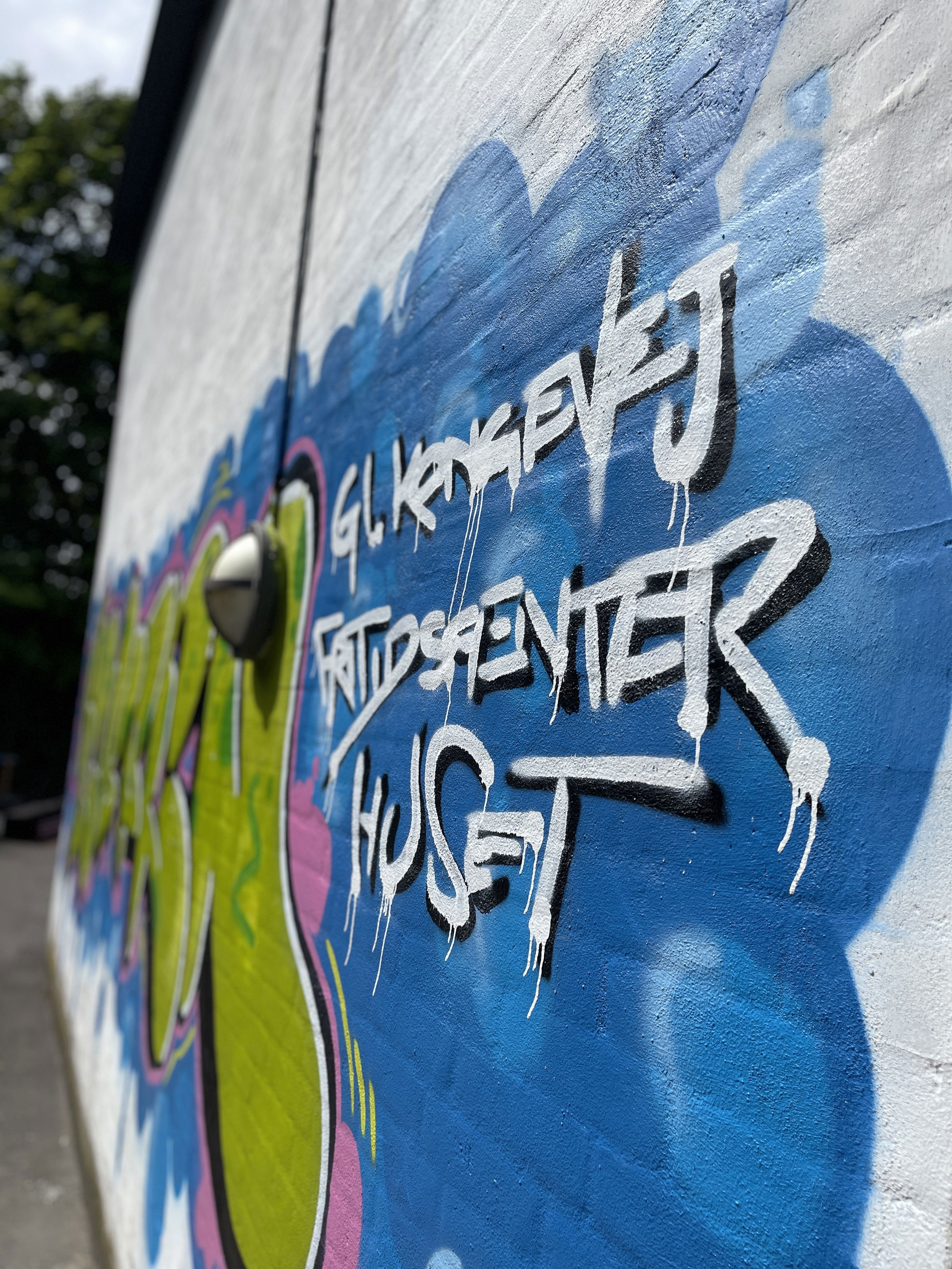 tegninger på mur