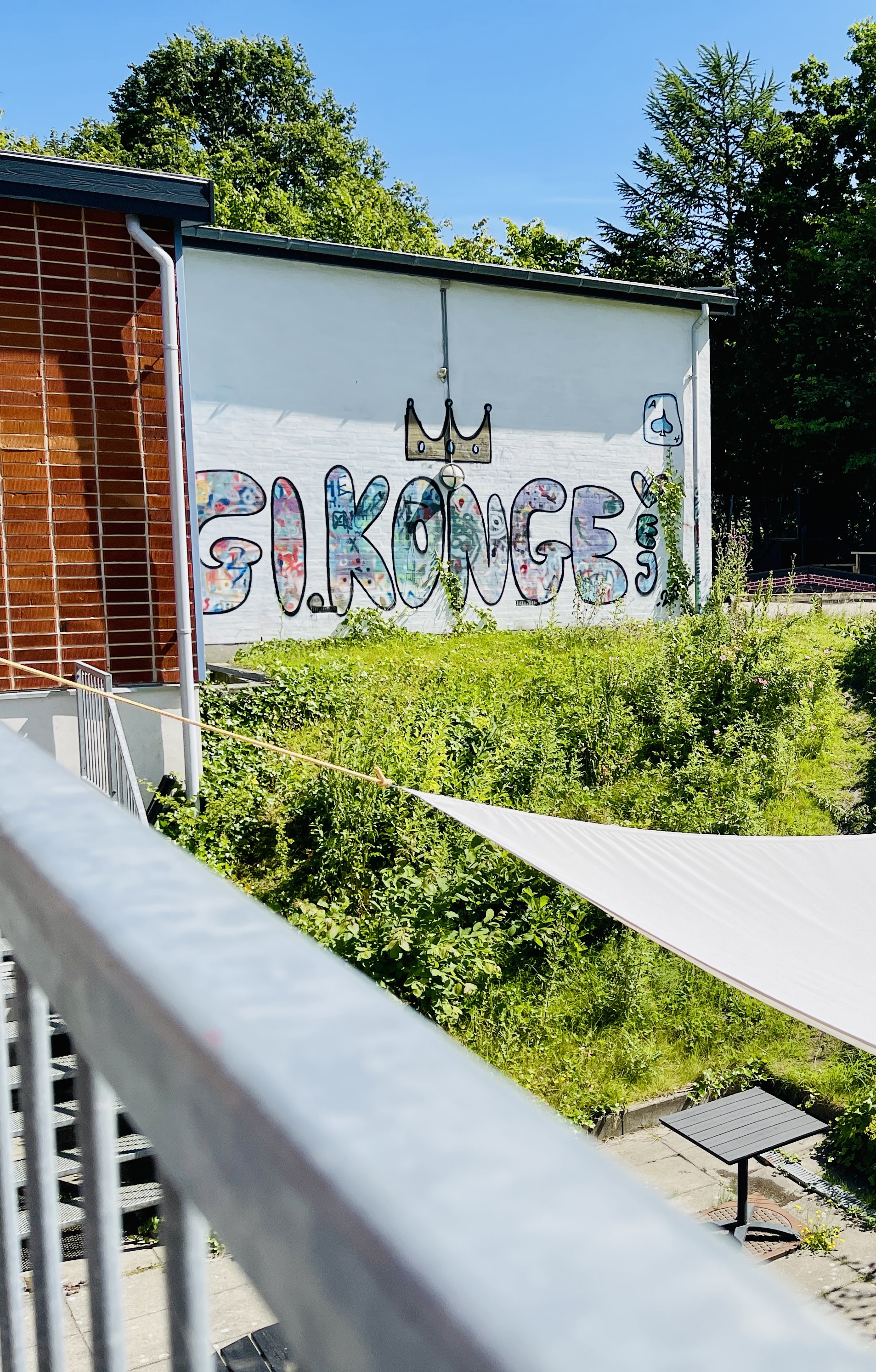 Grafiti på væg