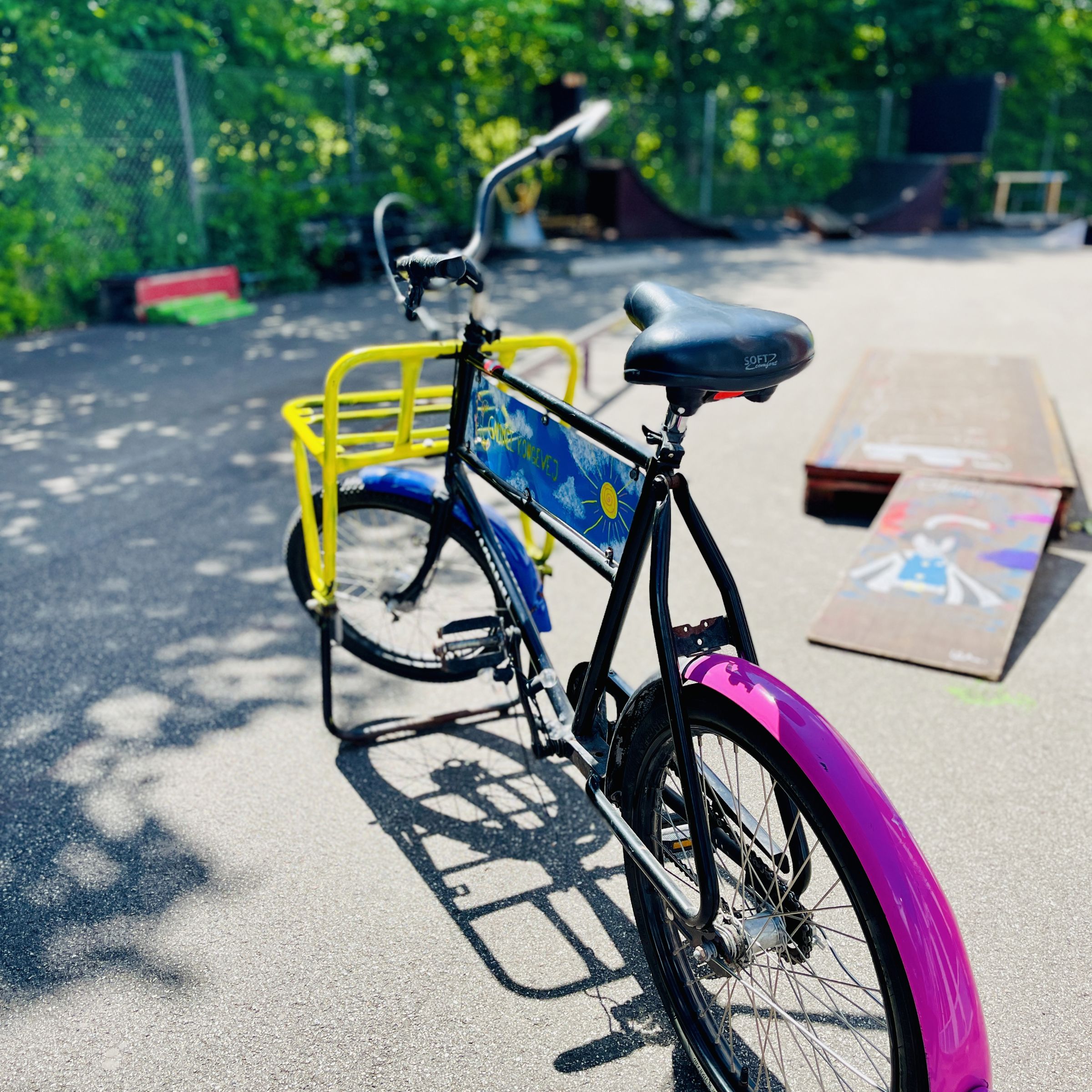cykel og skatebane