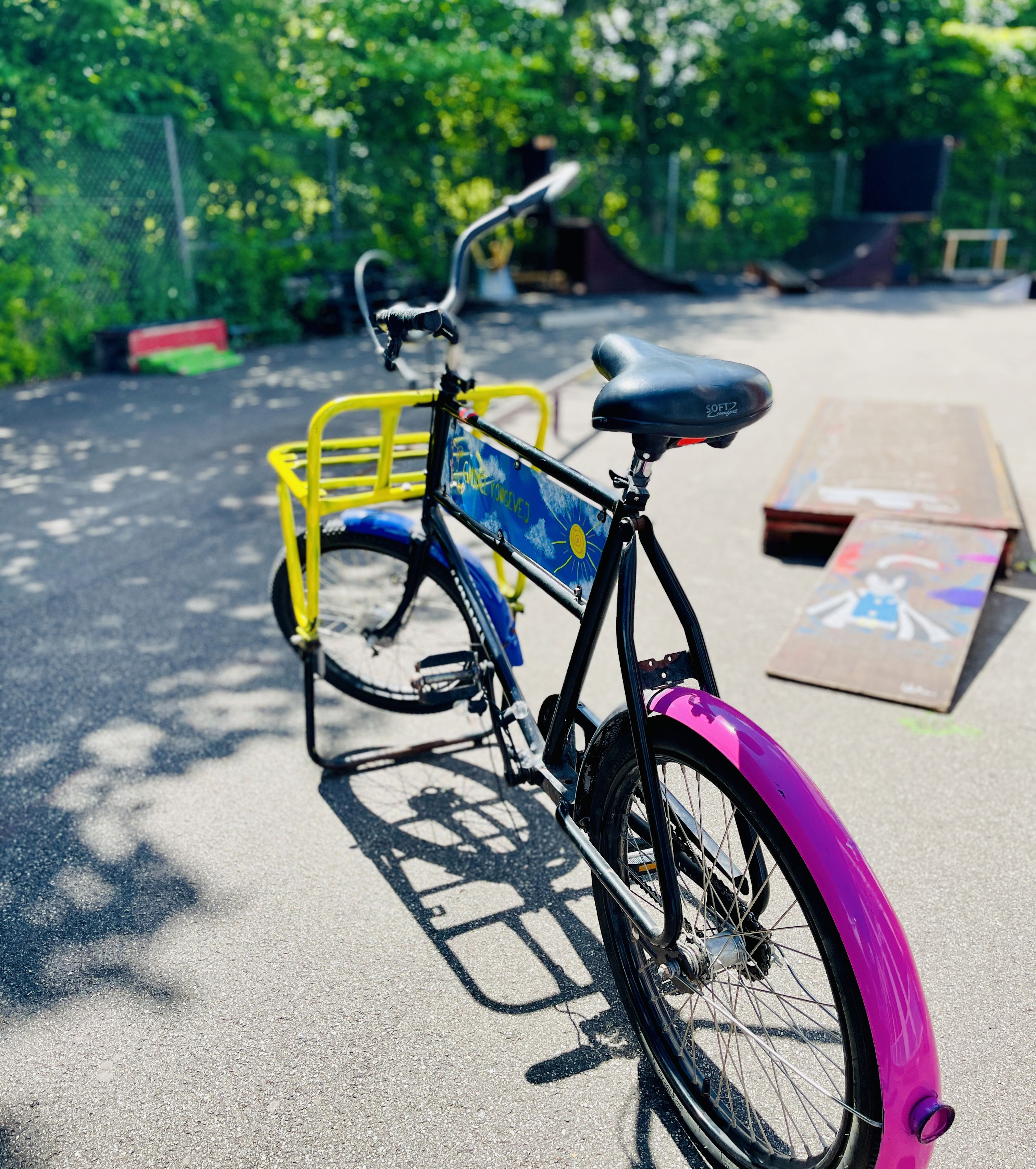 cykel og skatebane