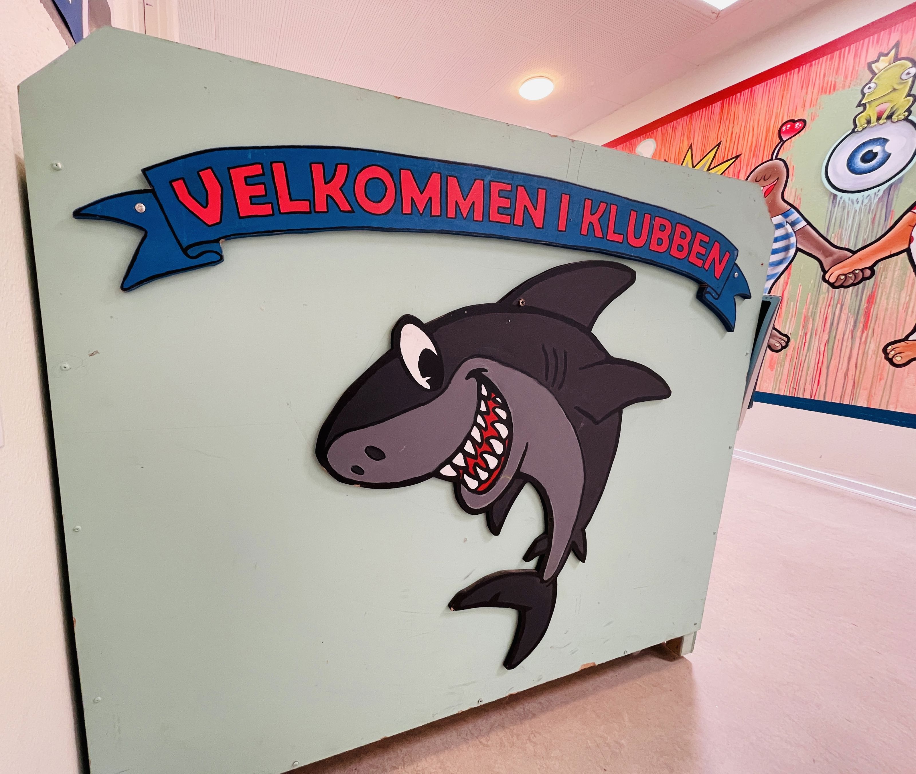 haj på skilt